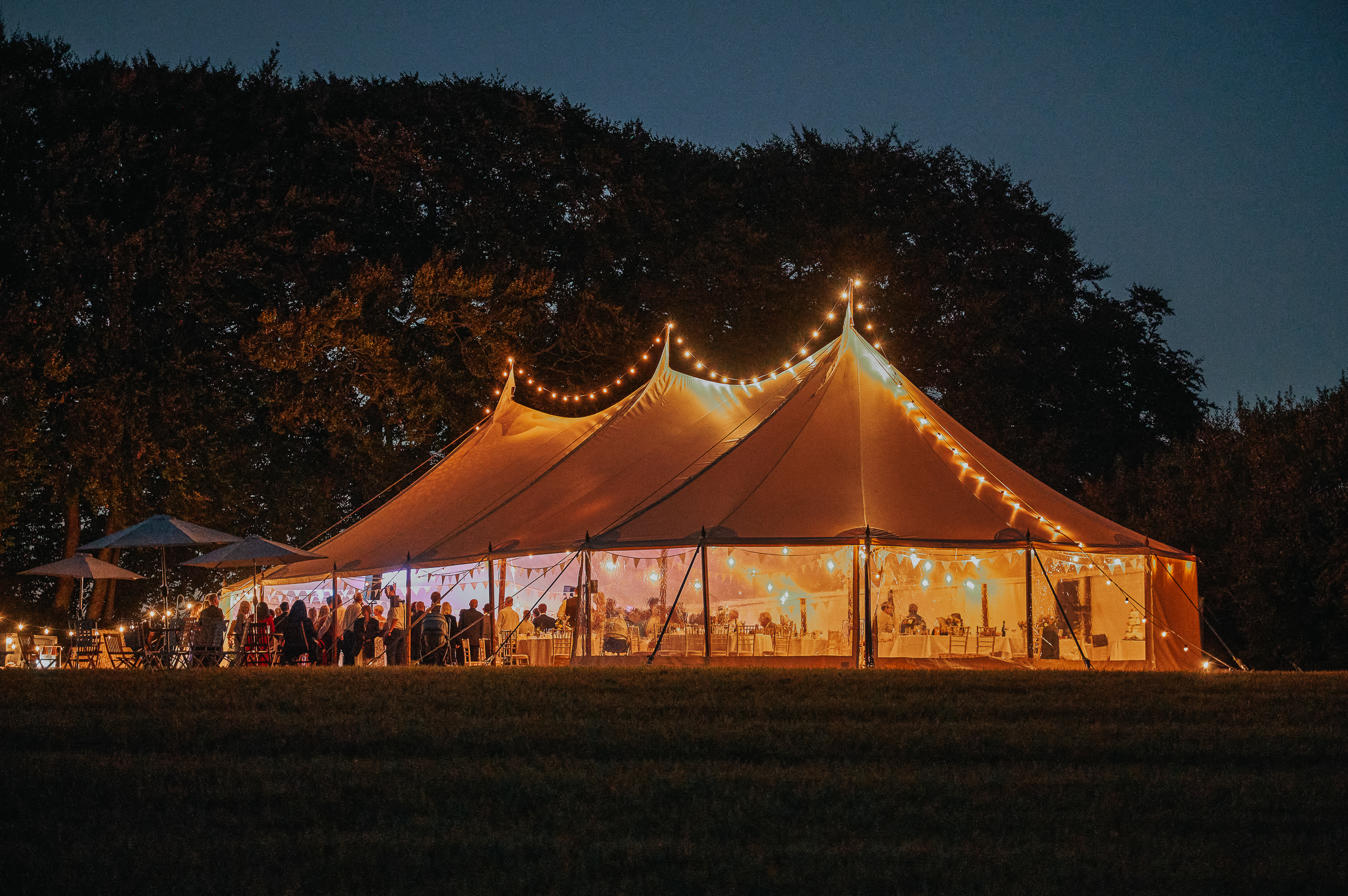 Wedding marquee in Sandwich