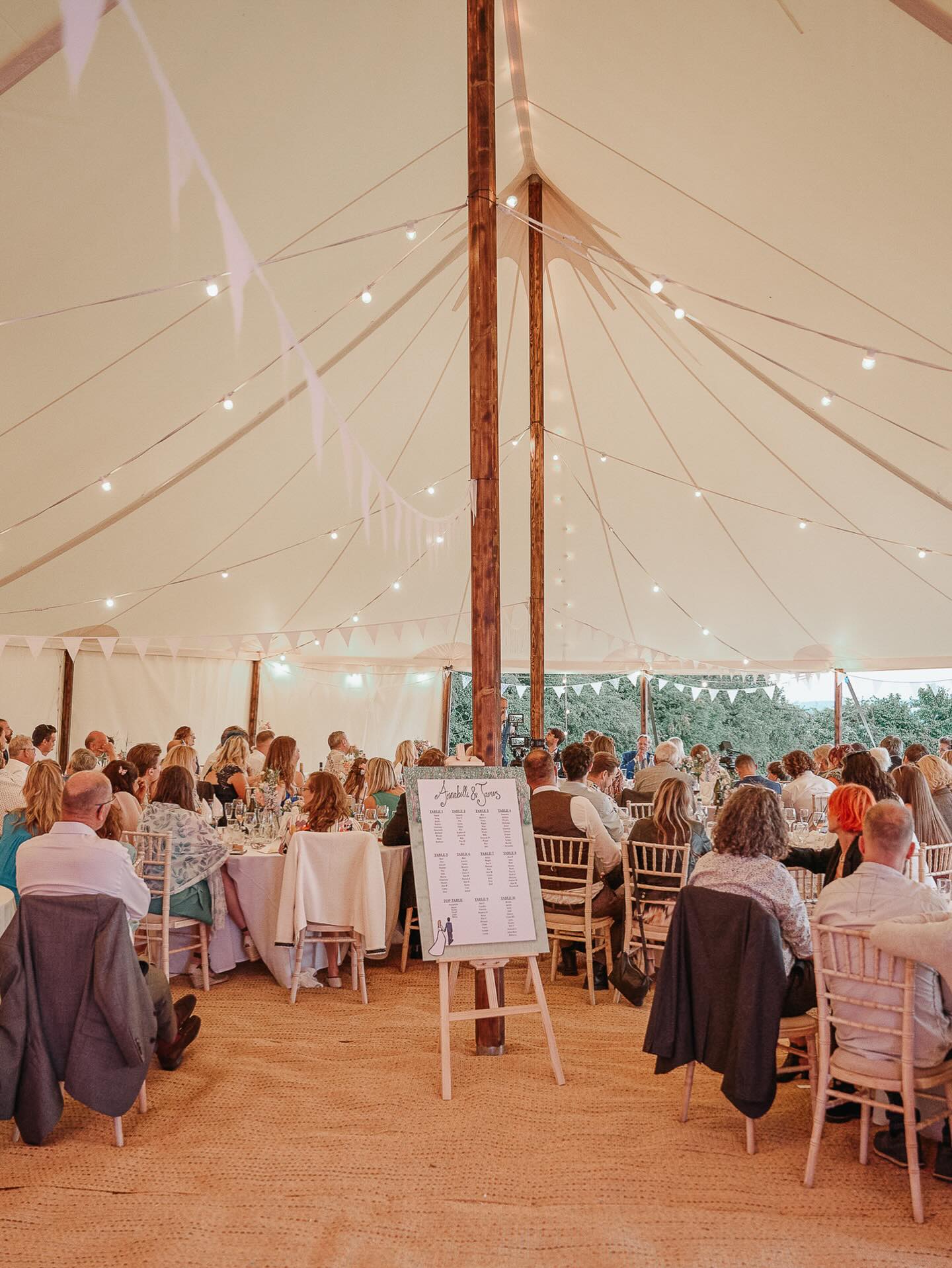 Wedding marquee in Surrey