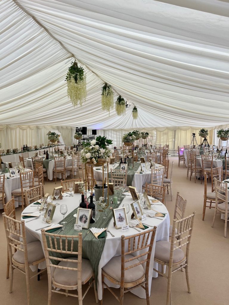 Wedding marquee in Herne Bay