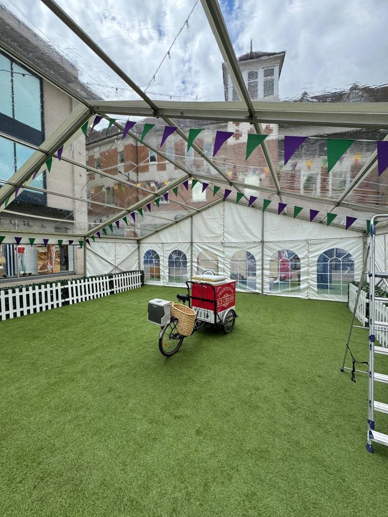 Marquee tent in Canterbury